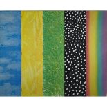 JIM DINE (1935- ), AMERICAN  LANDSCAPE SCREEN (5 PARTS),  1969 [BONIN-CULLEN, 65]    Colour