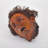 JACOBâ€™S LADDER, 1990 mixed media weighted â€˜severed headâ€™ of character Michael played by Matt