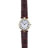 LADY’S CARTIER VENDOME TRINITY WRISTWATCHcirca 1990’s; case #810047700; 25mm; quartz movement; in an