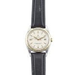 ROLEX OYSTER PERPETUAL “BIG BUBBLEBACK” WRISTWATCH, WITH DATEcirca 1950; reference #6075; case #