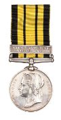 East and West Africa, 1 clasp Sierra Leone 1898-99 (1602 Pte J Dennis 1. W.I.Regt), VF Plate 2