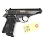 A 7.65mm Walther Modell PP semi automatic pistol, number 456386. GWO & near VGC (small patch of rust