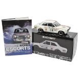 Minichamps 1:18 scale Ford Escort 1 RS 1600 – ‘Race of Champions Meeting – 1971’. In white ‘Team