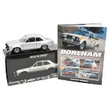 Minichamps 1:18 scale Ford Escort 1 RS 1600 ‘AVO’ 1970. An example in metallic silver with flared