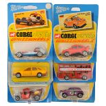 6 Corgi Juniors. 5 Whizzwheels series – BVRT Vita-Min 1300 Mini Cooper ‘S’ No.21. Daimler
