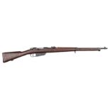 An Italian 6.5mm smooth bored Mannlicher Carcano bolt action rifle,  number AP 2450, with 27”