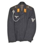 A very good Third Reich Luftwaffe Fliegerbluse, for an Obergefreiter of Flying or Parachute
