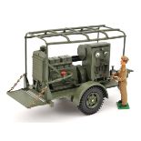 A CJB Military Models 1:32 scale late 1930’-40’s style diesel generator. A white metal model mounted