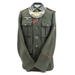 A fine example of a Third Reich Feldgendarmerie (Military Police) Feldwebel’s M36 field grey