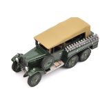 CJB Military Models 1:32 scale late 1930’s Morris Commercial Motors ‘D’ Type 3 axle Battery Staff