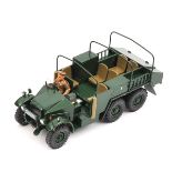 CJB Military Models 1:32 scale late 1930’s Morris Commercial 6x4 Field Artillery Tractor. A white