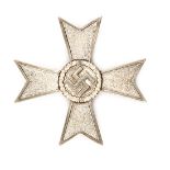 A good Third Reich War Merit Cross 1st class, without swords, pin stamped “50”. VGC, in its