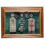 A small collection of Imperial German items, comprising Iron Cross 1st class, screw back; Iron Cross