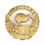 An OR’s brass cap badge of the 1st Battn Otago Rifle Volunteers (New Zealand). VGC Plate 2