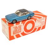 ENCO Models 1:43 scale white metal model. 1980’s Jensen Interceptor III Coupe. (MEC7). In metallic