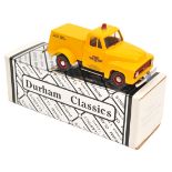 Durham Classics 1:43 scale white metal model. 1953 Ford       F-100 chassis cab with special rear