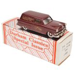 Durham Classics 1:43 scale white metal model. 1954 Ford Courier Sedan Delivery in maroon ‘Durham