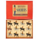 Britains Regiments of all Nations set No.101. Band Of The Lifeguards. A mounted 12 piece set, with