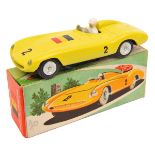 A Tekno Ferrari 250 (813). An example in bright yellow Belgian racing team livery, RN2 with