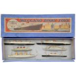 A scarce 1930’s Meccano Dinky Toys set No.51 ‘Famous Liners’. Comprising 6 ocean liners – Italia