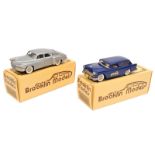 2 Brooklin Models white metal North American Cars. 1948 Tucker Torpedo BRK2 in metallic silver