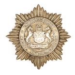 An OR’s WM star cap badge of the 1st Cambridgeshire Rifle Vol Corps (1813). GC           Plate 2