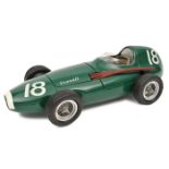 An impressive 1:12 scale resin model of a 1957’s Vanwall single seater Formula One racing car. In