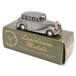 Lansdowne Models 1:43 scale white metal car. LDM 8 1954 Triumph Renown Saloon. In metallic gun metal