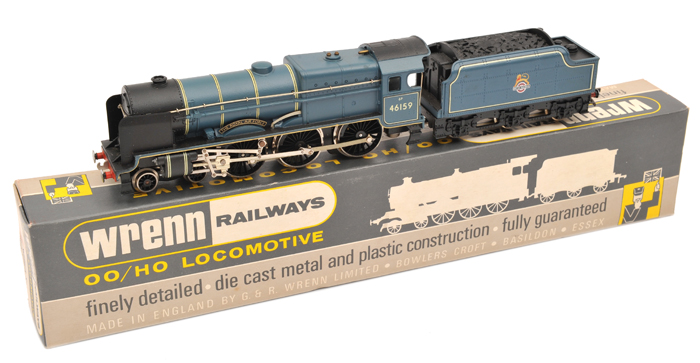 Wrenn OO gauge tender locomotive. A scarce issue - BR Royal Scot class 4-6-0 tender locomotive