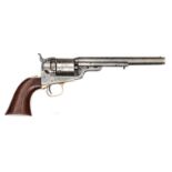 A good interesting 6 shot .38” rimfire Colt factory made version of the Colt Model 1851 Navy