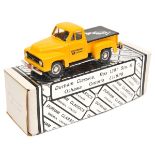 Durham Classics 1:43 scale white metal model. 1953 Ford        F-100 ½ ton Pick-Up in yellow B.F.