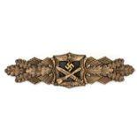 A scarce Third Reich army close combat clasp, bronze grade, instituted 25 November 1942, marked on