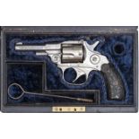 An American cased 5 shot .32” rimfire “Metropolitan Police” double action pocket revolver, by