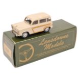 Lansdowne Models 1:43 scale white metal car. LDM 20 1956 Ford Squire Estate. In cream with ‘wood’