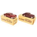 2 Brooklin Models white metal North American Cars. 1941 Packard Clipper BRK18. In dark maroon with