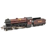 A Bassett-Lowke O gauge live steam 4-4-0 tender locomotive. An Enterprise Express freelance, RN