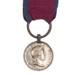 Hanoverian Medal for Waterloo (Soldat Georg Brandes, Landwehr Bataillon, Peine). GVF Plate 2.