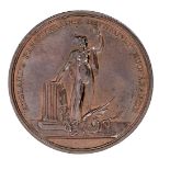 Bethnal Green Volunteers 1814 medallion in bronze, by Wyon. Obverse: “Enrolled 13th Aug. 1803 and