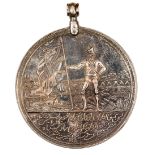 Egypt 1801 H.E.I.C silver medal awarded to troops from India under Major General Sir David Baird.