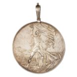 Medal for the Capture of Rodriques, Isle of Bourbon and Isle of France, 1809-10,silver medal as