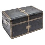 The Duke of Richmond’s small travelling trunk, 18” x 12”x 10½” of wood covered with leather and