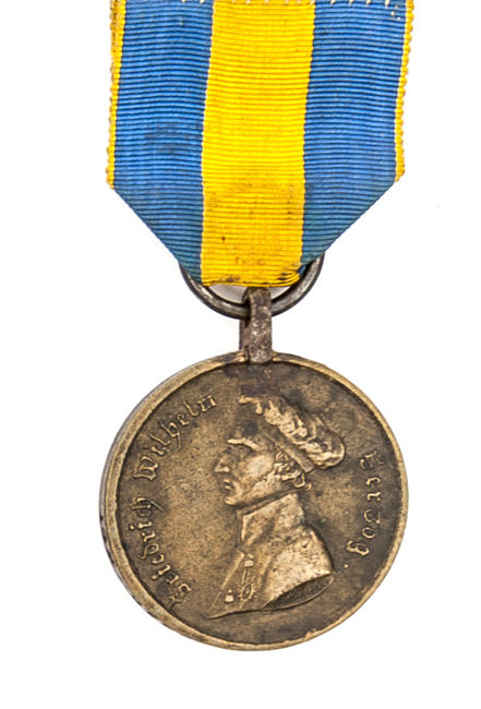 German States - Brunswick Waterloo medal 1815, (Ioh Opperman Hus Rgt). VF Plate 4