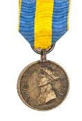 German States - Brunswick Waterloo medal 1815, (Ioh Opperman Hus Rgt). VF Plate 4
