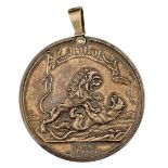 Seringapatam Medal 1799 (H.E.I.C), in silver, British striking, diam 48mm, and now with loop
