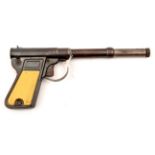 A .177” Briton “de luxe” pop out air pistol, c 1928-1930s, with bull dog (?) trade mark and white