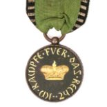 Saxe-Gotha-Altenburg medal, NCO’s type of bronze with highlights in gilt, Herzogth Gotha unt