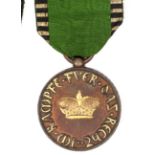 Saxe-Gotha-Altenburg medal, NCO’s type of bronze with highlights in gilt, Herzogh. Gotha unt