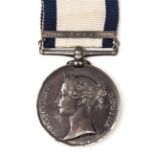 Naval General Service 1793-1840, 1 clasp Syria (H.W. Boulton) VF with photocopies of relevant roll