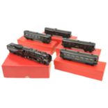 Continental TRIX HO gauge finely repainted French NORD 4-4-0 tender locomotive. RN 68374 together