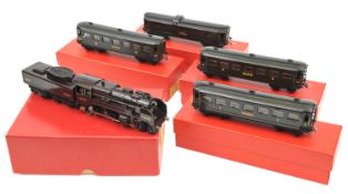 Continental TRIX HO gauge finely repainted French NORD 4-4-0 tender locomotive. RN 68374 together